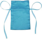 Darling Souvenir 50 Satin Drawstring Gift Pouch Small Wedding Party Favors Bag - 8" x 10" inches Baby Shower Thank You Pouches- Turquoise - Image 2