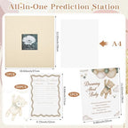 Gerrii 50 Pcs Baby Prediction and Advice Cards Album Organizer, Memory Book - Image 2