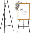 Heavy Duty Large Easel Stand for Mirror Display Wedding Sign(Black 47'') by HAOVON