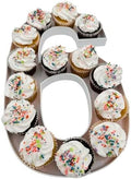 12" or Large 16" Reusable Durable Plastic Charcuterie Fillable Number Boxes Letter Boxes for Birthday Party Anniversary Charcuterie Tray (6-16" Size) by CustomDesign