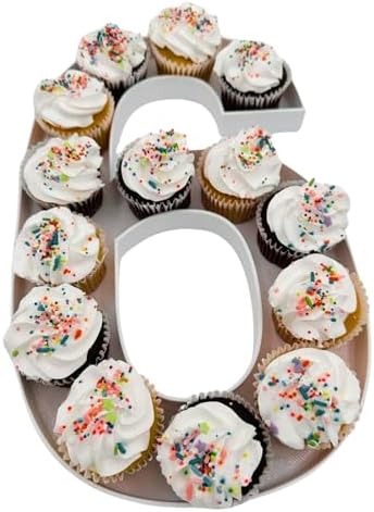 12" or Large 16" Reusable Durable Plastic Charcuterie Fillable Number Boxes Letter Boxes for Birthday Party Anniversary Charcuterie Tray (6-16" Size) by CustomDesign