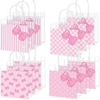 SmoothNovelty 24 Pcs Pink Cat Party Favor Bag Pink Bow Kitty by SmoothNovelty