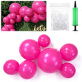 1 Set Reusable Inflatable Balloon Garland Arch Kit,Rose Pink by Resholder
