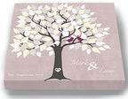 MuralMax Personalized Wedding Signing Tree Canvas Guest Book Wall Art by MuralMax