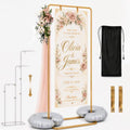 Yebo Wedding Welcome Sign Stand, Adjustable Display Easel with Carry Bag by YEBO