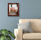PersonalizationStreet - Religion Occasions: Baptism Personalized 8" x 10" Vertical Dark Walnut Wood Photo Frame with Free Custom Engraving, Shipping and Photo Print of Your Special Photograph - Image 5