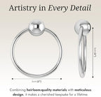 3 Ring 925 Sterling Silver Teether Rattle Ring - Image 6