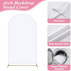 Arttown 7.2F Metal Arch Backdrop Stand and White Arch Cover Set White - Image 4