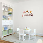 Oliver's Labels Premium Name Wall Decals - Matte Finish Personalized Wall Art for Kids' Rooms & Nurseries (Dessert) - Image 2