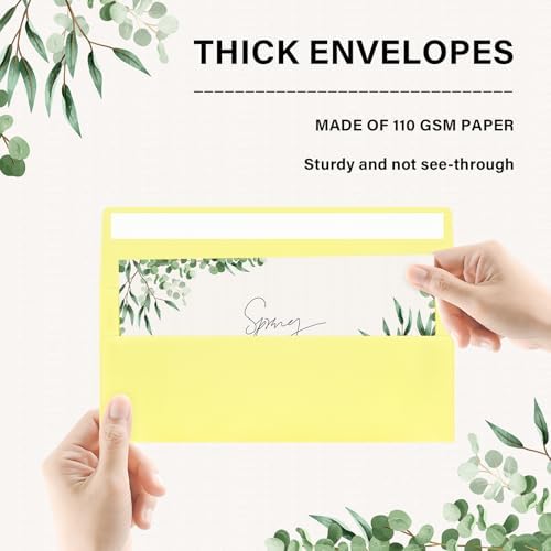 200 Pack #10 Yellow Envelopes Letter Size Self Seal Business Envelopes - Image 3