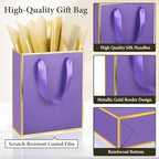Addblu 28 Pack Bulk Luxury Gift Bags with Handles & 28 Tissue Papers - Image 3
