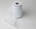 AK TRADING CO. 4" Wide x 10 Yards White Floral Pattern Crochet Lace Ribbon for Decorating, Floral Designing and Crafts - Image 3