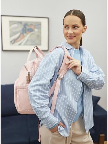 Diaper Bag Backpack, Multifunction Diaper Bag with Changing Pad, Baby Diaper Bags for Boys Girls, Stylish Large Capacity Travel Backpack for Moms Dads, Baby Shower Gifts,Unisex – Pink - Image 6