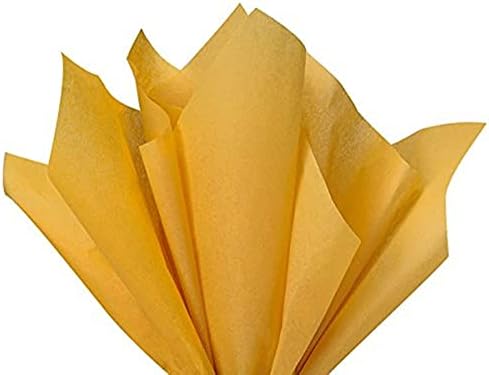 Gift Wrapping Tissue Paper 15X20 480 Pack by A1 Bakery Supplies (Noble Gold) by A1+Bakery+Supplies