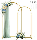 Metal Arch Backdrop Stand, Set of 2 (7.2ft/6ft), Wedding Arch Stand by YAYOYAPhotography