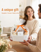 HAPPYER Gift Basket Set 6 Pack, Cotton Rope Woven Baskets with Ribbons Gift Bags Tissue Paper Cards Stickers, Empty Gift Baskets Bulk for Gifts Packaging, Decorative Storage Basket for Party Birthday - Image 7