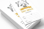 Pack of 30, Boy/Girl Baby Shower Party Collection, Baby Shower Invitation Cards, Fill in the Blank Invites WIth Envelopes, Bird Theme Party Supplies - Image 3