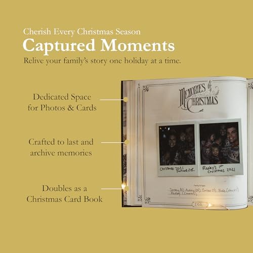 Memories of Christmas Journal, Christmas Memory Book - Image 4