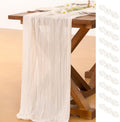 10 Pack Cheesecloth Table Runner Fall Boho Gauze Wedding Party Home Decor by Socomi