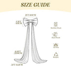 Giant Pink Bow for Backdrop 80x24 Inches Large Satin Ribbon Bow Wall Decor for Wedding Birthday Baby Shower Party Photo Booth, Washable Reusable Big Bow for Nursery Bedroom Door Hanging Decoration - Image 6