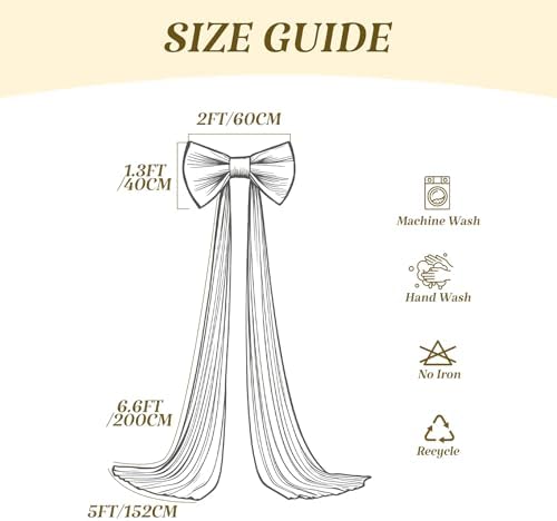 Giant Pink Bow for Backdrop 80x24 Inches Large Satin Ribbon Bow Wall Decor for Wedding Birthday Baby Shower Party Photo Booth, Washable Reusable Big Bow for Nursery Bedroom Door Hanging Decoration - Image 6