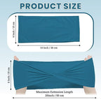 MDS Pack of 50 Spandex Chair Sashes Without Slider Buckles – Dark Teal - Image 2