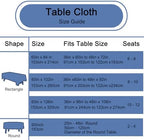 FINDYOU Navy Blue 6 Pack Round 60 Inch Tablecloth, Premium Polyester Table Cloth Washable Table Cover Stain and Wrinkle Resistant Decorative Table Cover for Party Wedding - Image 5
