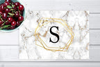 Andaz Press Custom Personalized Disposable Paper Placemats, 12 x 18 Inch, Set of 25, Custom Monogram Marble Geometric, Tableware, Dining, Tabletop, Table Setting for Wedding, Bridal Shower, Party - Image 4
