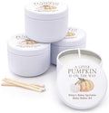 A Little Pumpkin is on the Way, Fall Baby Shower Favors, Unique Baby Shower Favors, Personalized Candles, Custom Candles, 2 oz Candle Favors (Set of 10) (White Tin) by Best+Day+Ever+Spot