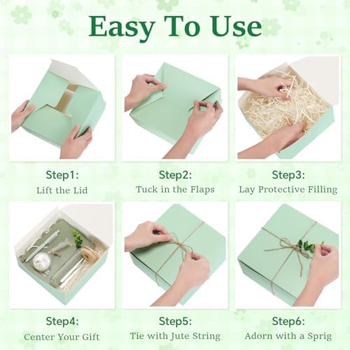 6 Set Baby Shower Prizes for Winners Gifts Baby Shower Guest Gifts Soap Pen Glass Tumbler Notebook Gift Box Packaging Wedding Bridal Game Prizes Gift Box Party Favors(Green,Funny) - Image 4