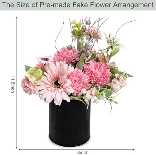 Birthday Flowers Table Centerpieces, Hot Pink & Rose Gold - Image 5