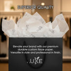 COACO Personalized Tissue Paper, Your Custom Design, Logo, or Text, Great for Holiday or Special Occasion, Small Business Packaging or Gift Wrapping, 20, 30, 50, or 100 Count, White (18"x15") - Image 4