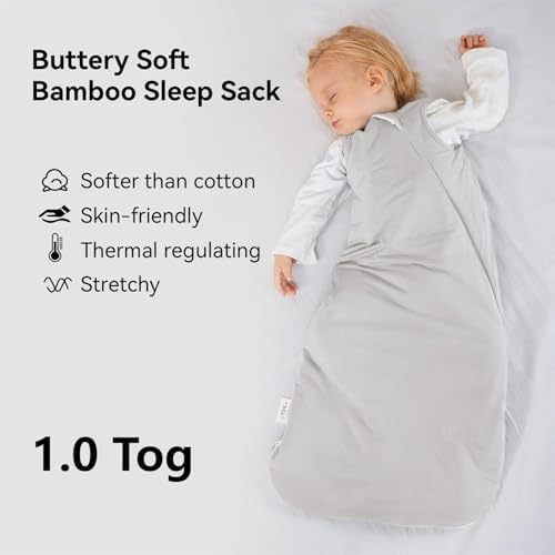 BubblePanda Rayon Made from Bamboo Sleep Sack 6-12 Months 1.0 Tog Baby - Image 2