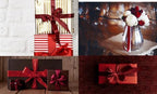 50 Metres Satin Ribbon Dark Red 3 mm Satin Ribbon Bordeaux Ribbon Dark Red Satin Decorative Ribbon Wine Red Gift Ribbon Christmas Decoration Gift Packaging Wedding Ribbon Wine Red - Image 4
