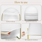 Ledido 6FT 7.2FT 2Set White Arch Backdrop Cover Party Decoration - Image 3