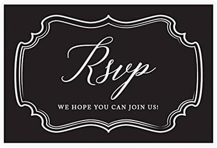 Andaz Press 56-Pack Personalized RSVP Postcards for Wedding Art Deco Cardstock Response Reply Cards for Bridal Shower Baby Shower Birthday Event Custom Date and Return Address 4 x 6-Inch by AndazPress