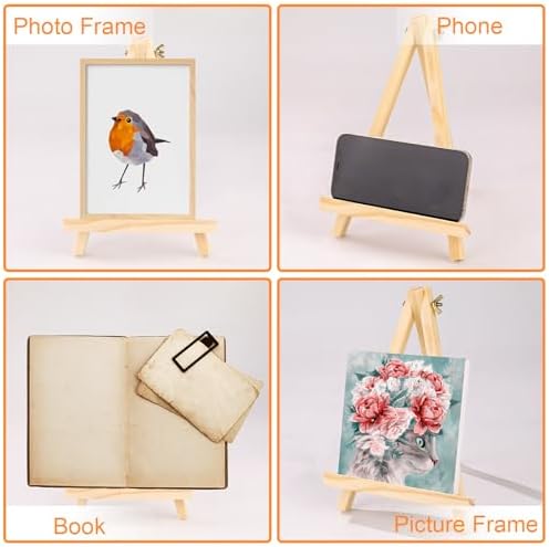 ESRICH 4 PCS 9 Inch Easel for Painting, Easel Stand for Painting Canvas - Image 2