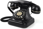 Audio Guest Book Wedding Phone, Vintage Telephone Recorder Wedding Guest Book, Retro Voice Recording Phone for Birthdays Party/Graduation/Baby Shower/Retirement/Special Occasions (Black) - Image 2