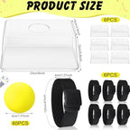 Vinsot 6 Sets Baby Shower Games Twerking Shaking Balls with Belts,Yellow - Image 2