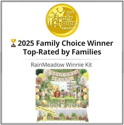 Winnie Baby Shower Decorations – the Pooh Backdrop, Balloons & Banner Kit - Image 2