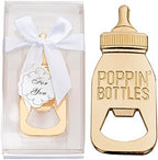 24Pack Baby Bottle Openers for Baby Shower Favors Gifts, Decorations Souvenirs, Poppin Bottles Openers with Gifts Box used for Guests Gender Reveal Party Favors or Wedding Favors (24, white) by WxzumgPARTYFAVORS