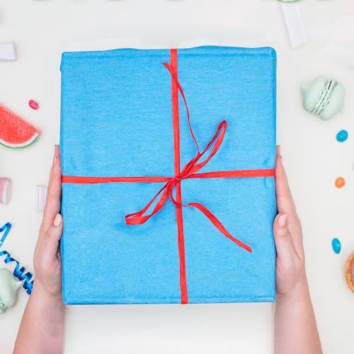 500 Sheets Tissue Paper for Gift Bags - Sky Blue Wrapping Tissues Bulk 20 X 30 Inch Wrapping Paper for Gift Packaging Art Crafts DIY Birthday Wedding Party Favors - Image 2