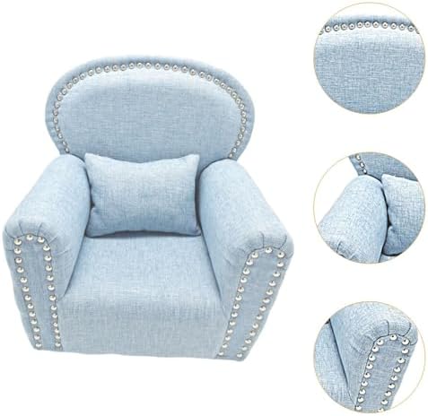Newborn Photography Sofa Photography Props Decoration Studio Backdrop Posing Sofa, Blue - Image 3