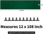 24 Pack Forest Green Satin Table Runners 12 x 108 Inch Long Table Runners for Rectangle Round Tables,Smooth Table Runner for Wedding, Birthday Party Banquets Graduation Engagements Decoration - Image 6