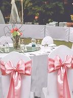 50 Pack Dusty Pink Chair Sashes, Satin Bows for Chairs for Birthday Wedding Party Gender Reveal Decor, Dusty Pink Chair Bows Sashes, Romantic Chairs Ribbons Ties - Image 4