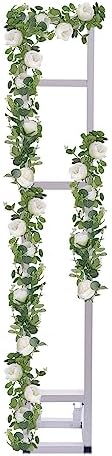 Wedding Arch Backdrop Stand, White Wedding Arches for Ceremony Square Balloon Arch Stand Garden Arbor Frame for Wedding Birthday Party Baby Shower Photo Booth Background Decoration by Unknown