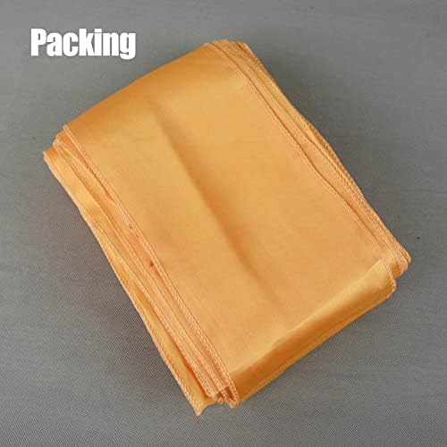 Pack of 50 Wedding Satin Chair Sashes Blush Pink Bows 7x108inch Ribbon Fabric Bands for Banquet Party Hotel Restaurant Ceremony Event Chairs Knots Ties Decorations - Blush Pink, 50PCS - Image 6