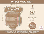 Party Hearty Baby Shower Games, Guess Who Mommy or Daddy - Kraft Onesie (Pack of 2) - Image 2