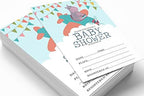 Pack of 30, Boy/Girl Baby Shower Party Collection, Baby Shower Invitation Cards, Fill in the Blank Invites WIth Envelopes, Animals Theme Party Supplies - Image 3