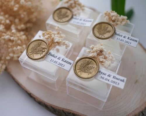 10 Pcs Scented Bubble Candles Personalized Wedding Candle Favors Gift for Guest, Bridal Shower Baby Shower, Custom Flower Bulk Candles, Engagement by Custom
